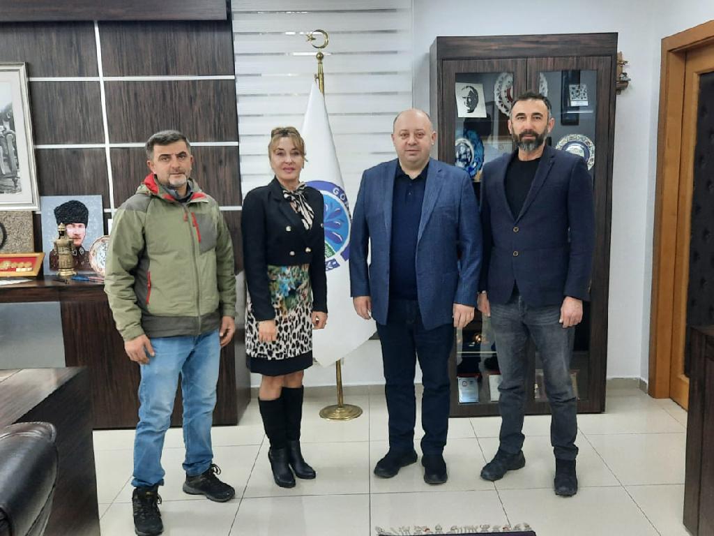 GÖNEN BELEDİYE BAŞKANIMIZI ZİYARET ETTİK.